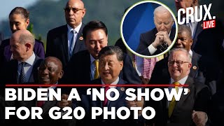 G20 Summit 2024 Live  Biden A No Show G20 Leaders Take Family Photo Without Him  G20 Brazil Live [upl. by Crenshaw]