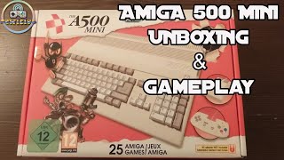 Amiga 500 mini Unboxing amp Gameplay [upl. by Odessa]