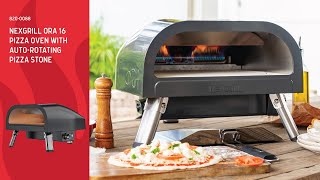 Nexgrill Ora 16 Pizza Oven with AutoRotating Pizza Stone [upl. by Hope]