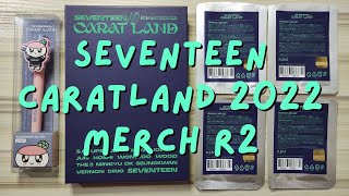 Seventeen Haul 52  Caratland 2022 Merch R2 Postcard Pen TCs [upl. by Odama]