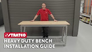 Stratco Heavy Duty Bench  Installation Guide [upl. by Odysseus]