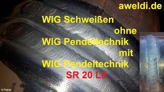 Rohrschweißen WIG Schweißen ohne WIG Pendeltechnik mit WIG Pendeltechnik Decklage Rohr YouTube [upl. by Octavian]