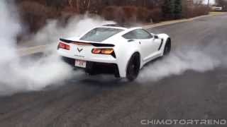 Corvette C7 Z06 BADASS Burnout [upl. by Noevad207]