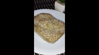 PAN DE LINAZA en micro hondas short receta [upl. by Zetes]