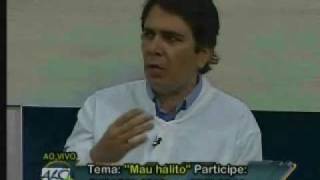 Mau hálito Halitose  SBT entrevista o Dr Maurício Duarte da Conceição  Alô TVB Caseum [upl. by Amleht353]