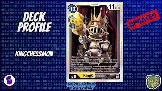 Deck profile KingChessmon  BT16 [upl. by Sugar]