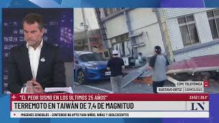 Terremoto en Taiwán hay alerta de tsunami [upl. by Arul389]