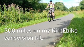 300 miles later with my KirbEbike Ebike Conversion Kit 500w750w 48v 16Ah Battery [upl. by Misaq107]