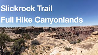 Slickrock Trail Full Hike Canyonlands Needles [upl. by Gibby]