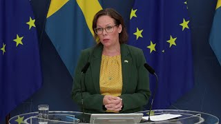 Pressträff om migrationen till Sverige 2024 [upl. by Nereids]