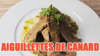 Recette daiguillettes de canard au pesto [upl. by Rao890]