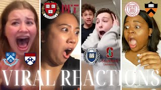 Most VIRAL IVY LEAGUE Acceptance Reactions  Harvard Yale MIT Stanford Princeton eMOTIONAL [upl. by Adnwahsor]