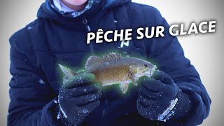 Pêche sur glace  Trucs et astuces pour la pêche à l’achigan Maël et Charley [upl. by Tik823]