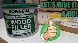 Lets try Ronseal Wood Filler [upl. by Friedly]