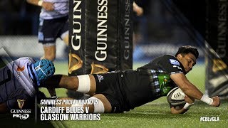 Guinness PRO14 Round 15 Highlights Cardiff Blues v Glasgow Warriors [upl. by Tillman]