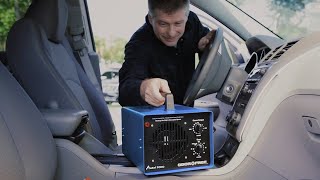 How To Eliminate Car Odor With An Ozone Generator [upl. by Onaicram412]