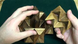 Wooden Stars and Star Burst puzzles tutorial [upl. by Arotal]