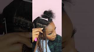 Colored Crochet Boho Braids For Fall🍁eayonhair crochetbraids [upl. by Iahk]