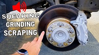 Car Brakes Making Noise 🙉 Squeaking Grinding Scraping  How To Fix Each Problem [upl. by Elocaj218]