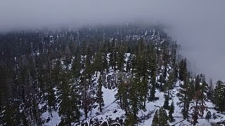 Capturing Winters First Embrace A Drone’s Eye View of the Minaret Mountains [upl. by Idmann643]