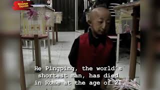 Worlds shortest man  Pingping  Guinness World Record [upl. by Misab]