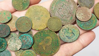 Old Coins of the 18th19th Century Restoration  Cleaning and Preservation [upl. by Greenwald291]