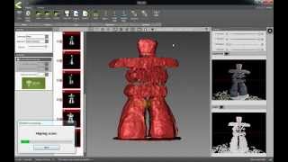 Kinect 3D Scanning Software KScan3D Tutorial  Part 4 Combining Finalizing and Exporting [upl. by Ahsas]