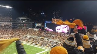 SteelersRenegade inside of Acrisure Stadium on Thursday Night Football vs the Titans 11223 [upl. by Winona642]