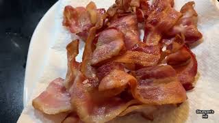 Bacon in the Air Fryer bacon air fryer cooking delicious easy [upl. by Paley]