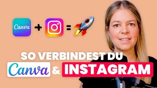 Instagram Content mit CANVA erstellen 🤩 schnell amp einfach 🔥 Canva Tutorial deutsch 💻📲 [upl. by Kyte]