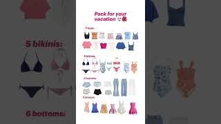 Pack for your vacation holiday preppy fyp [upl. by Soisinoid]