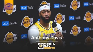 Lakers Media Day 2023  Anthony Davis Press Conference [upl. by Ruhtracm809]