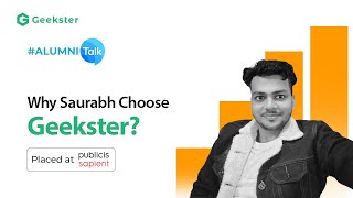 Saurabh on Geekster Full stack web development course  Geekster Reviews [upl. by Fates]