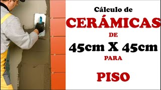 Cómo Calcular CERÁMICAS MAYÓLICAS LOSETAS para tu baño cocina o sala [upl. by Ennyrb]