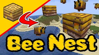 Minecraft Bee Nest  Minecraft Statue Minecraft Build PS4 XBox PC Pocket Edition Switch [upl. by Kcirtapnhoj412]