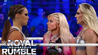 Ronda Rousey vs Alexa Bliss amp Charollete Flair  2 On 1 Handicap Match  WWE November 4 2024 [upl. by Zavras]