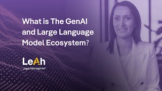 What is the GenAI and Large Language Model ecosystem [upl. by Leorsiy]