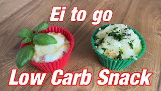 060 Ei to go  schneller Low Carb Snack [upl. by Peria]