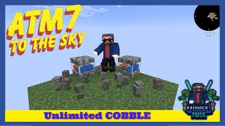 All The Mods 7 To The Sky  Ep2  Automatic Cobblestone Generator [upl. by Orelle]