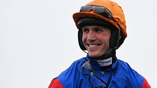 Harry Cobden makes winning return to the saddle at Warwick [upl. by Sokram327]