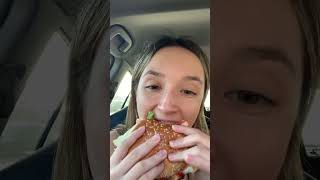 McDonalds Asmr Cheeseburger Mukbang [upl. by Nimzzaj]