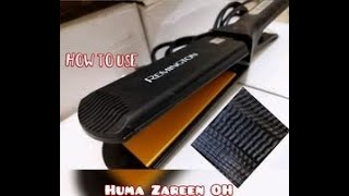 Crimper hair styles  Crimping machine  Crimping hair  HZ°H  Huma Zareen OH [upl. by Haraj]