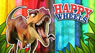 EPIC JURASSIC PARK SUPER SPECIAL Happy Wheels [upl. by Olaznog161]