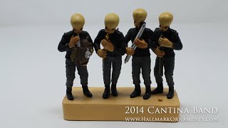 2014 Cantina Band Star Wars Hallmark Ornament [upl. by Gollin600]