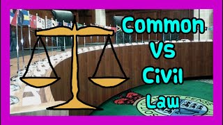 Common vs Civil Law⚖️ Quick and Simple [upl. by Ellenuahs499]