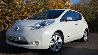 2014 Nissan Leaf Tekna 24kWh Walkaround [upl. by Pelmas]