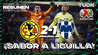 Resumen y goles  América 21 Rayados  CL2023 Liga Mx  J14  TUDN [upl. by Shiau]