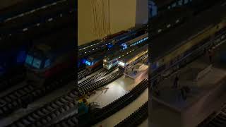 All Tain Model Night View   viralvideo modeltrains toytrain [upl. by Esalb]