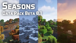 Seasons for Minecraft Data Pack Beta Trailer [upl. by Nytsrik]