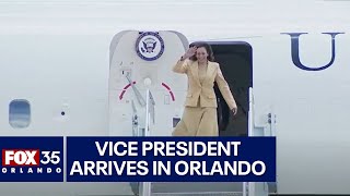 Air Force Two lands in Orlando with VP Kamala Harris on board [upl. by Arayt363]